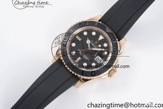 0107 ZeroBulk Yacht-Master 126655 VSF 1:1 Best Edition Black Ceramic Bezel on Oysterflex Rubber Strap VS 2026